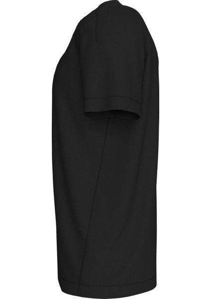 Calvın Kleın Erkek Marka Logolu Organik Pamuklu Günlük Kullanıma Uygun Siyah T-Shirt LVGMF5K101 Ub1 modelleri