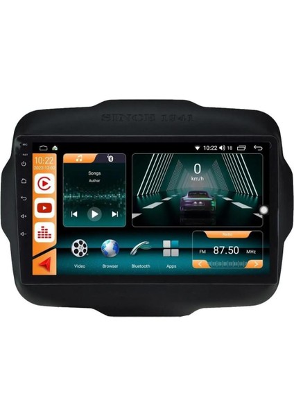 Jeep Renegade 2016 / 2018 Androidauto / Carplay Multimedya