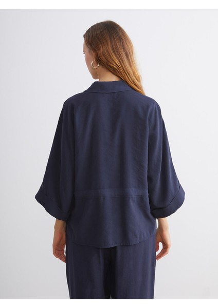 Yeni Sezon Oversize Modal Karışımlı Kadın Gömlek fırsatları