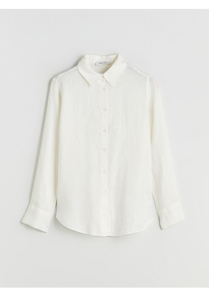 Yeni Sezon %100 Keten Kadın Gömlek indirimleri