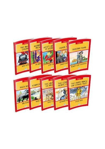 Ingilizce Hikaye Seti - Stage 2 - 10 Kitap Takım