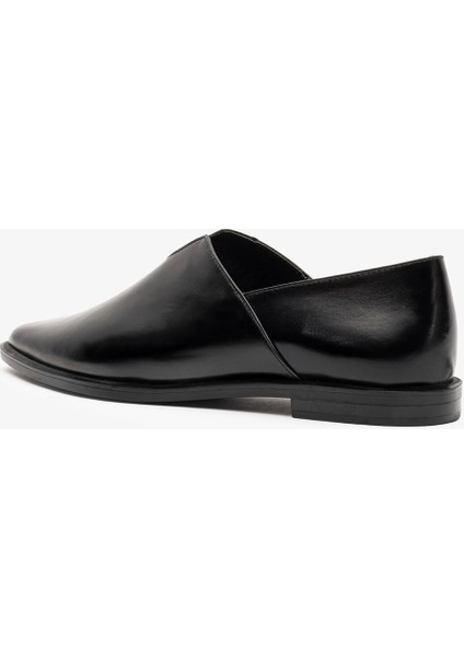 Nova Siyah Deri Kadın Babet modelleri