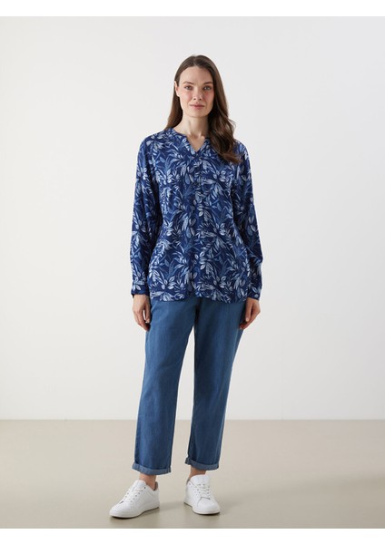 Yeni Sezon Kaçık Yaka Çiçekli Bluz modelleri