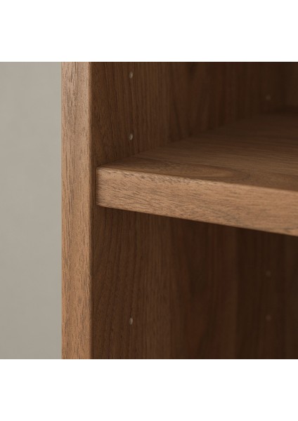 Cam/panel Kapaklı Kitaplık, Kahverengi Ceviz Görünüm, 120X30X237 cm fiyatları