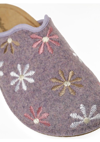 609029.Z5PR Lila Kadın Ev Terliği