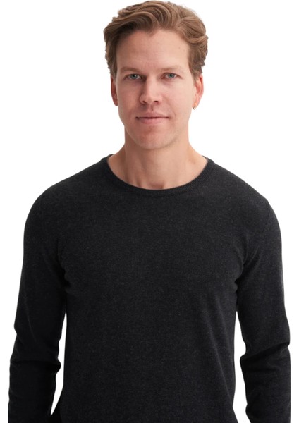 Premium Slim Fit Viskon Karışımlı Bisiklet Yaka KAZAK-33220 modelleri