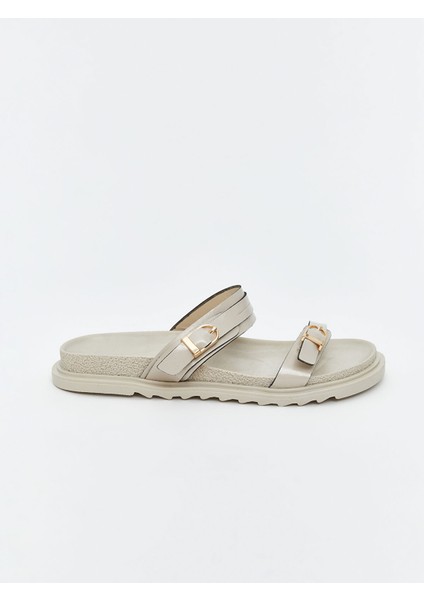 Yeni Sezon Deri Görünümlü Kadın Terlik fiyatları