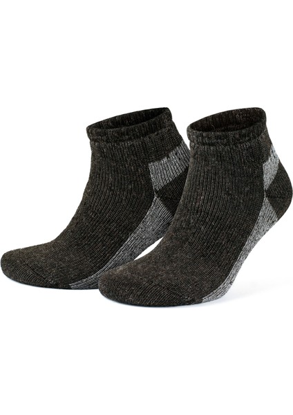 Alpaka Yünlü Tam Havlulu Kalın Termal Bilek Boy Çorap 6007