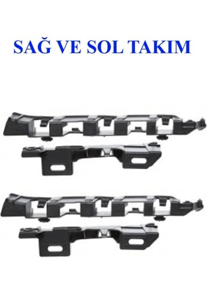 Ön Tampon Bağlatı Ayağı Sağ ve Sol Takım Cıtroen C4 04-