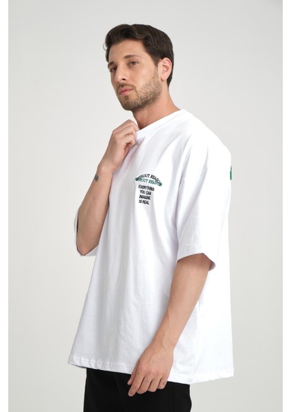 R-5817 Arka Peç Nakış Detaylı Süprem Tişört modelleri