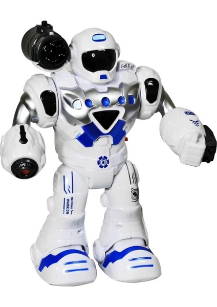 Toysan Hareketli Işıklı ve Sesli Ok Atan Oyuncak Robot 827-MAVI fiyatları