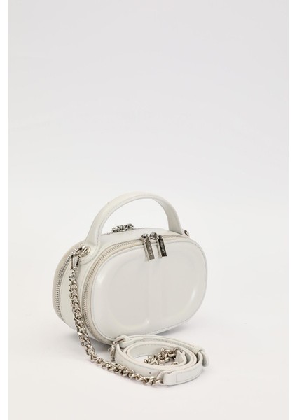 Gri Çift Fermuarlı El Çantası fiyatları