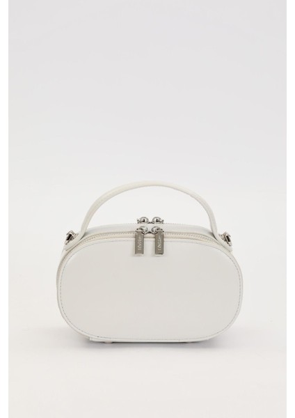 Gri Çift Fermuarlı El Çantası fırsatları