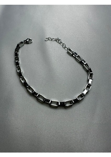 Paslanmaz Çelik Zincir Bileklik Erkek