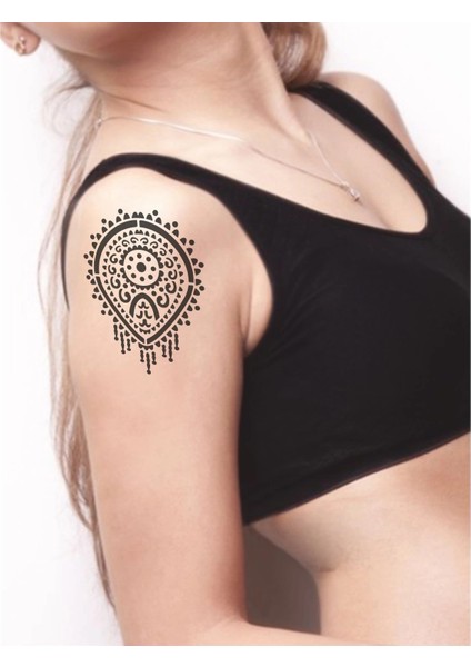 Mandala 361 Tattoo Geçici Dövme Şablonları Kına Kalıpları fiyatları