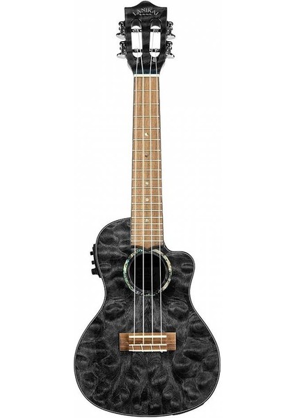 Qm-Bkcec Quilted Maple Concert Elektro Ukulele indirimleri