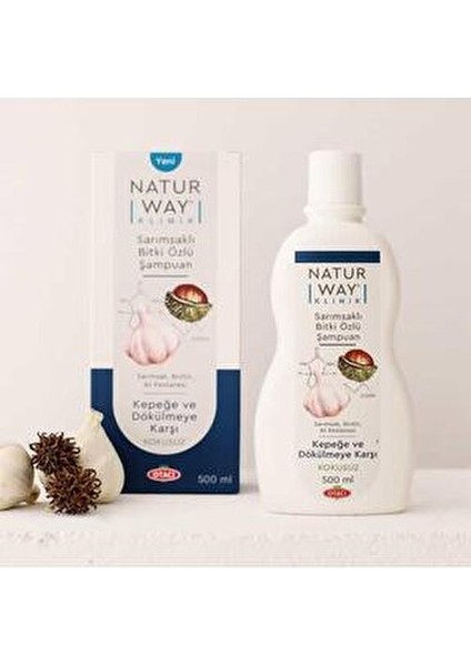 Naturway Klinik Extra Sarımsaklı Şampuan Kepeğe Karşı Parabensiz 300 ml Erkekler İçin fiyatları