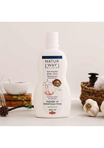 Naturway Klinik Extra Sarımsaklı Şampuan Kepeğe Karşı Parabensiz 300 ml Erkekler İçin modelleri