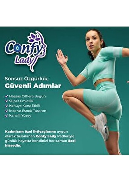 Ultra Hijyenik Ped Zarif ve İnce 147 Adet Süper Emici ve Konforlu Kullanım