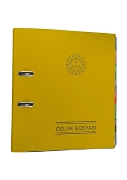 Öğretmen Özlük Dosya 1 Klasör 8 Dosya Sarı Renkli A4 Boyutunda modelleri
