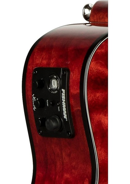 QM-RDCEC Quilted Maple Concert Elektro Ukulele