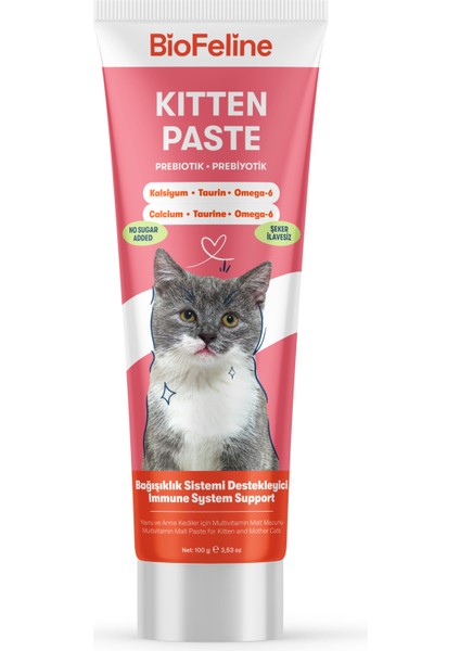 Kitten Paste 100 Gr. ( Yavru ve Anne Kedi Macunu )