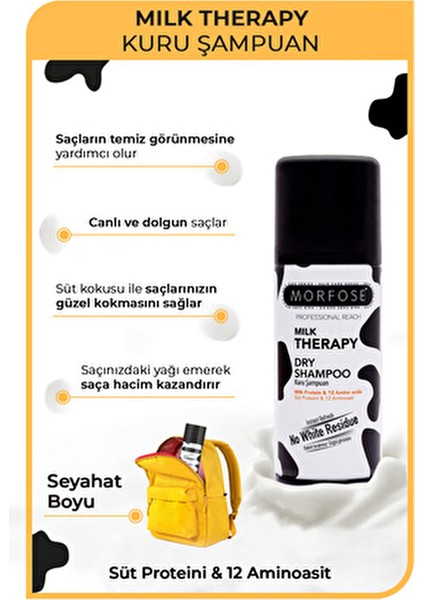 Mılk Therapy Kuru Şampuan Arındırıcı Etkiyle Tüm Saçlar İçin 90 ml modelleri