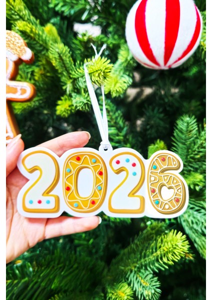 2025 Yazılı Yılbaşı Süsü Özel Üretim Akrilik 6x14 cm fiyatları