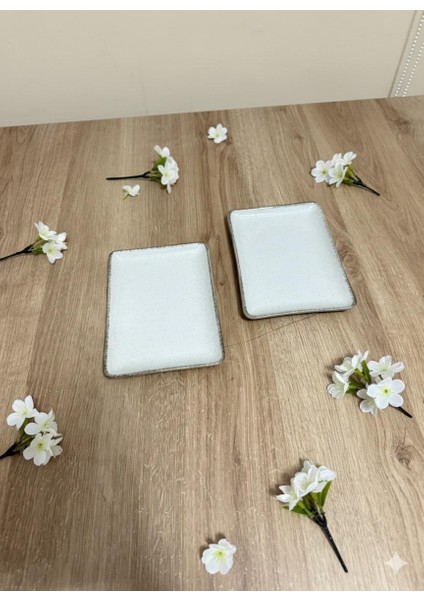 Pearl Tarçın 18X13 Dikdörtgen Tabak 2 Li