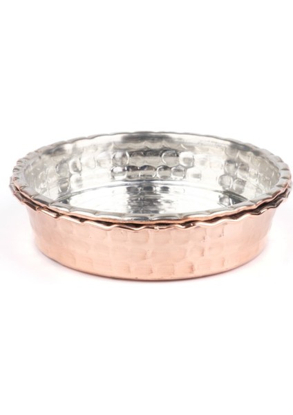 Bakır Tabak Kahvaltılık Çerezlik 3'lı Set 11.5 cm fiyatları