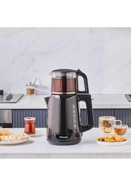 Royaltea 1756H Plastik Çay Makinesi - Siyah - 1800 Watt