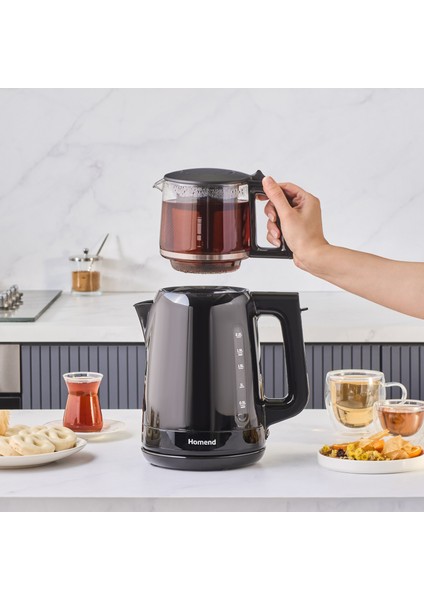 Royaltea 1756H Plastik Çay Makinesi - Siyah - 1800 Watt fiyatları