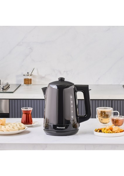 Royaltea 1756H Plastik Çay Makinesi - Siyah - 1800 Watt