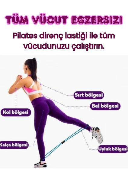 Jimnastik Pilates Direnç Lastiği Kalça Vücut Şekillendirici Yoga Squat Direnç Bandı Evde Spor fiyatları