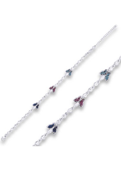 ​925 Ayar Gümüş Kelebek Bileklik