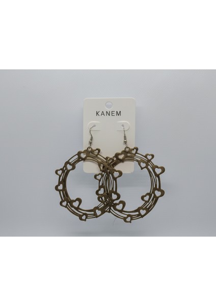 Dairesel Kalp Küpeler