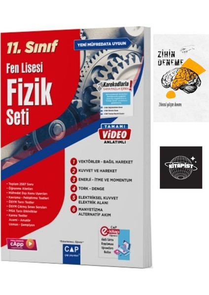Çap 11. Sınıf Fen Lisesi Fizik SETI+ZIHINDENEME-KD385