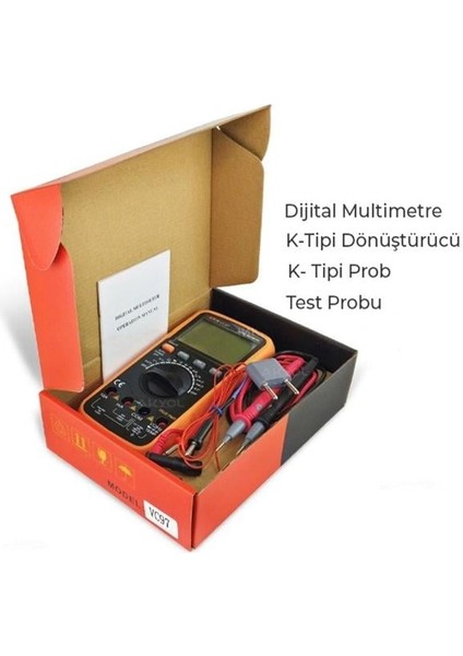 Powermaster Vc-97 Dijital Ölçü Aleti Multimetre indirimleri