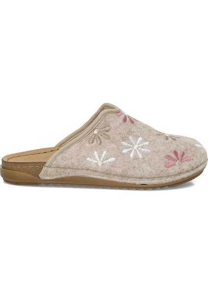 609029.Z5PR Bej Kadın Ev Terliği