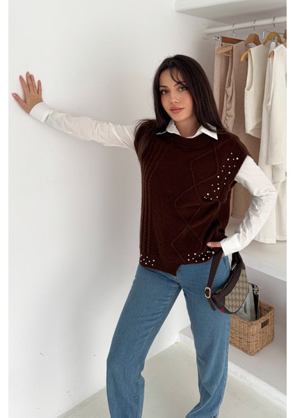 Kadın Asimetrik Örgü Süveter – Dokulu & Zamansız Stil modelleri