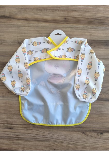 Laura Baby Uzun Kollu Sıvı Geçirmez Mama ve Aktivite Önlüğü