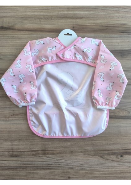 Laura Baby Uzun Kollu Sıvı Geçirmez Mama ve Aktivite Önlüğü