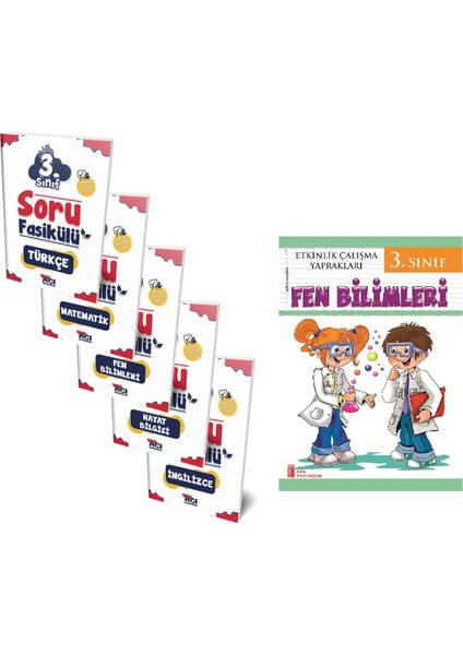 3.Sınıf Tüm Dersler Yaprak Test Seti +Deneme Sınavı Hediyeli fiyatları