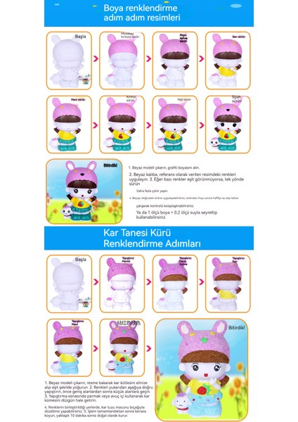 El Yapımı Tasarımlı, Boyama Oyuncağı Olan Çocuk Için El Işi Kumbara (Yurt Dışından) fiyatları