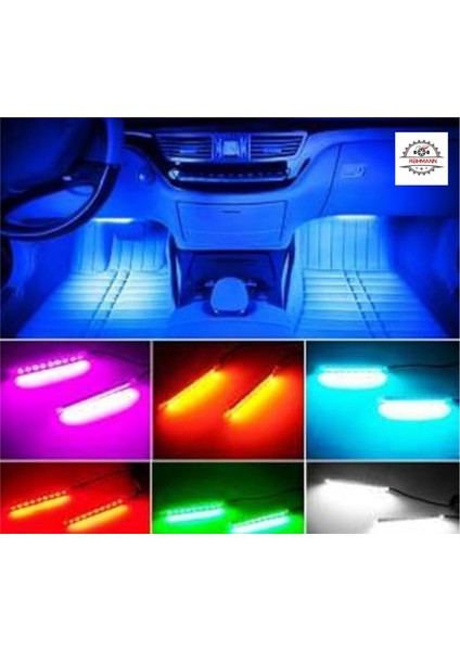 Toyota Corolla 2007-2008-2009-2010-2011-2012 Ayak Altı LED 12 Ledli Lamba Sese Duyarlı LED Müziğe Duyarlı LED fiyatları