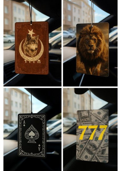 En Çok Satanlar 4'lü Paket Araç Kokusu - Dekoratif Otomobil Kokusu ve Oto Aksesuarı
