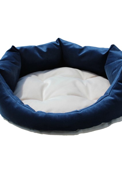 Boncuk Elyaf Dolgulu, Yıkanabilir Kedi Köpek Yatağı