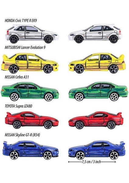 8504105000 Jdm Legends Anime 5 Pieces Giftpack fiyatları