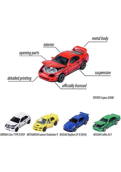 8504105000 Jdm Legends Anime 5 Pieces Giftpack fırsatları