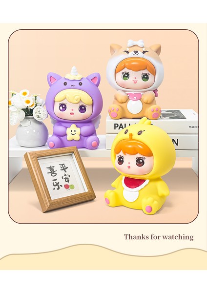 2025 Yeni Tip Karikatür Küçük Hayvan Para Kasası 3-10 Yaş Arası Hem Koyabilir Hem Alabilir Büyük Çocuk Tasarruf Kutusu (Yurt Dışından) fiyatları